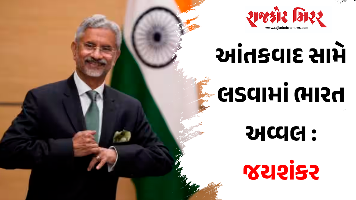 આંતકવાદ સામે લડવામાં ભારત અવ્વલ : જયશંકર