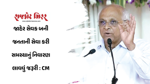 જાહેર સેવક બની જનતાની સેવા કરી સમસ્યાનું નિવારણ લાવવું જરૂરી : CM