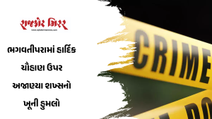 ભગવતીપરામાં હાર્દિક ચૌહાણ ઉપર અજાણ્યા શખ્સનો ખૂની હુમલો