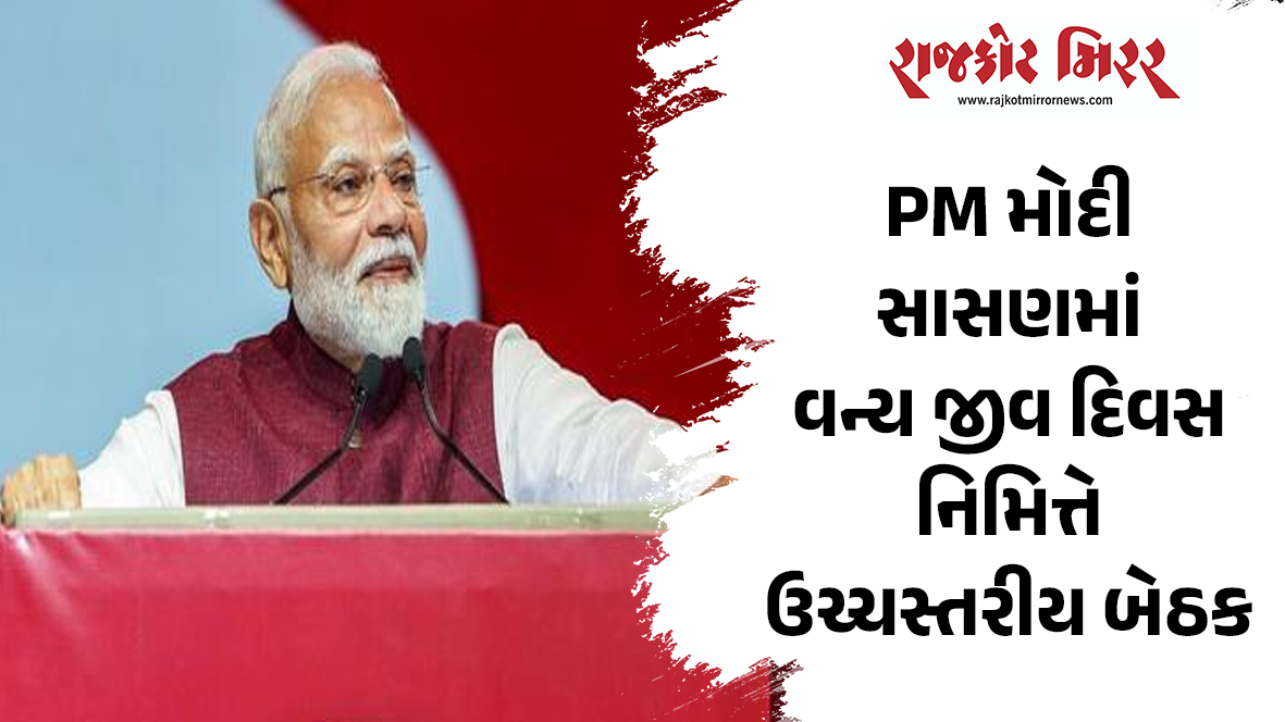 PM મોદી સાસણમાંવન્ય જીવ દિવસ નિમિત્તે ઉચ્ચસ્તરીય બેઠક