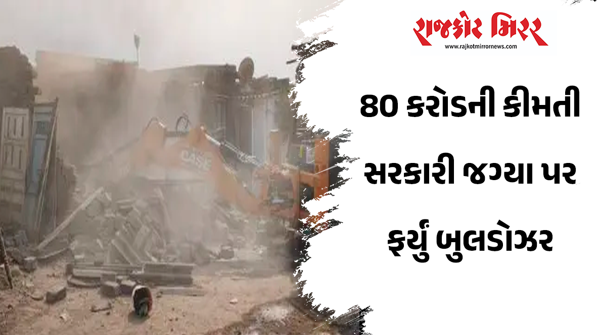 80 કરોડની કીમતી સરકારી જગ્યા પર ફર્યું બુલડોઝર